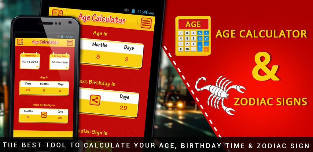Age Calculator & Zodiac for Android