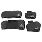 4 PCS Horse Tendon Boots, Horse Leg Protection Boots Horse Hoof Protective Boots with Hook and Loop Strap for Exercise Training Jumping Endurance Turnouts (A Set of Four Large Sizes)
