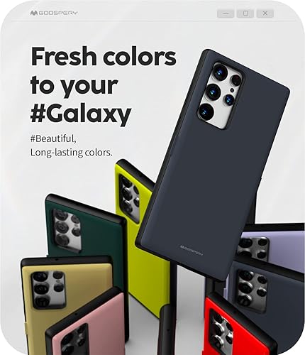 Miniatura 526 de GOOSPERY Parachoques magnético para puerta compatible con Galaxy S23, tarjetero tipo cartera, cierre automático, protección de doble capa resistente