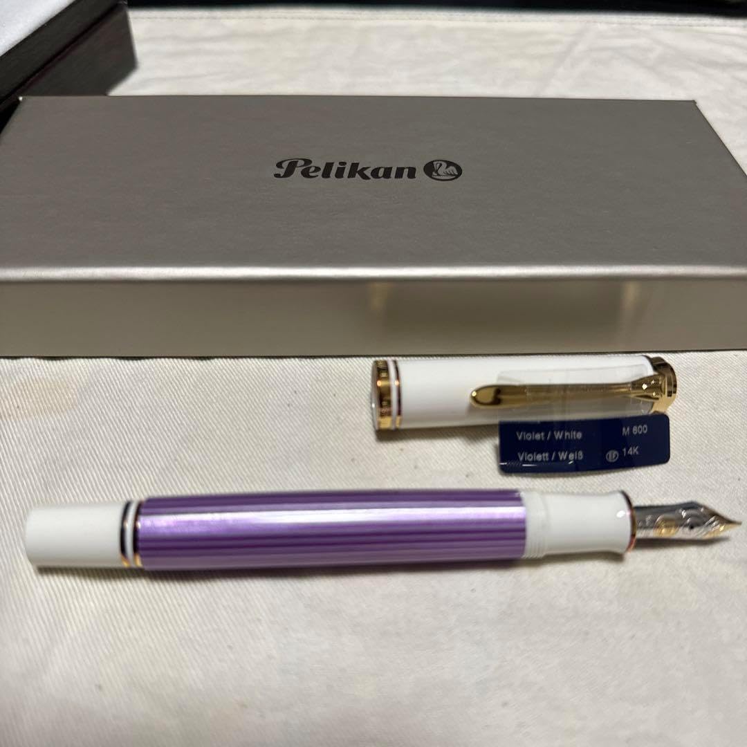 ペリカン 特別生産品 スーベレーンM600 バイオレットホワイト ＥFニブ極細字 Pelikan ペリカン 万年筆 特別生産品 スーベレーン600 万年筆