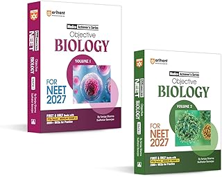 Arihant Objective Biology Vol. 1 & 2 Combo for NEET 2026-2027 | Medico Achiever’s Series | 6000+ MCQs with PYQs Synced Mod Price In India