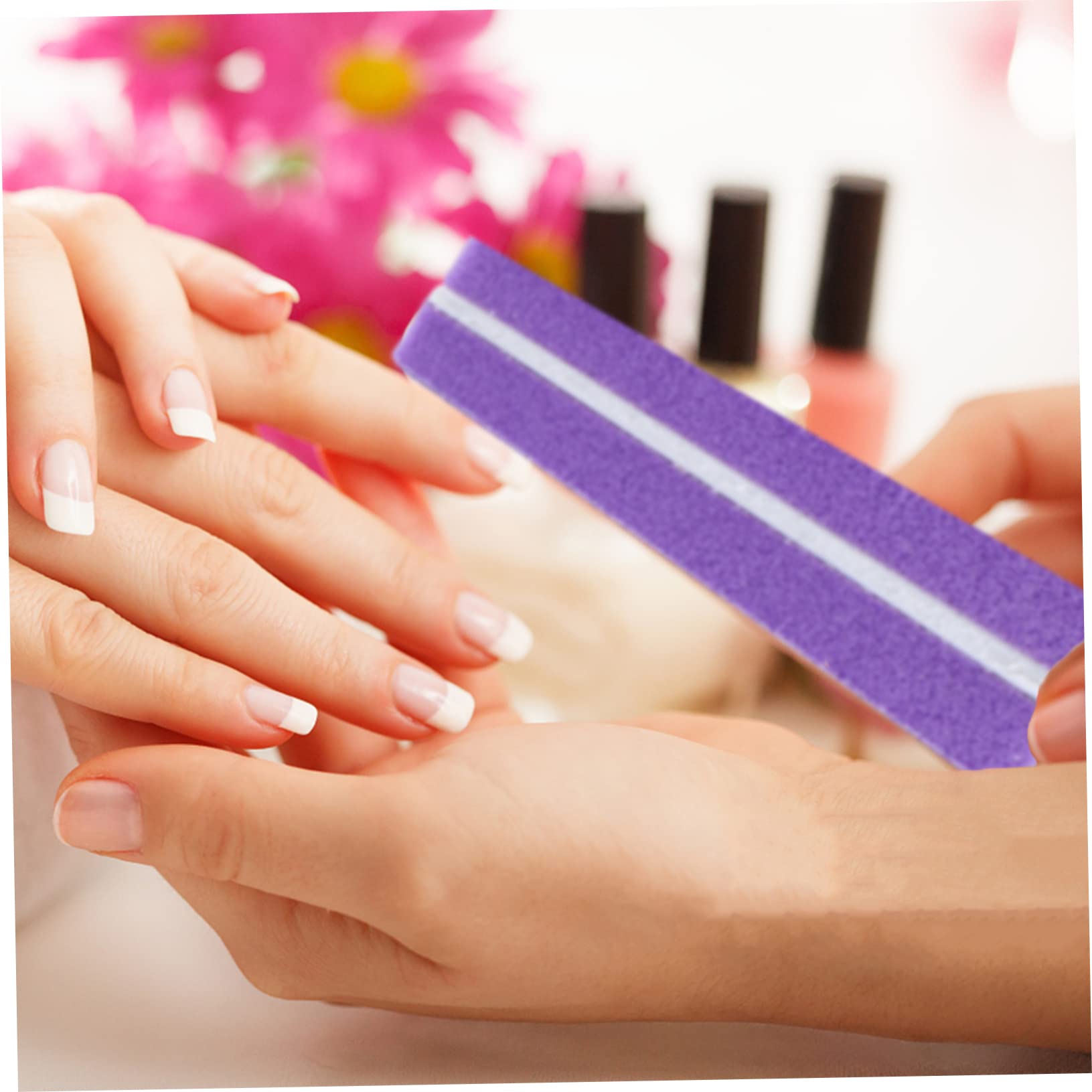 Healeved 120pezzi Limette Unghie Professionali Mini Spugna Per Manicure Accessori Per Unghie Strumenti Di Rifinitura e Lucidatura e Dei Piedi