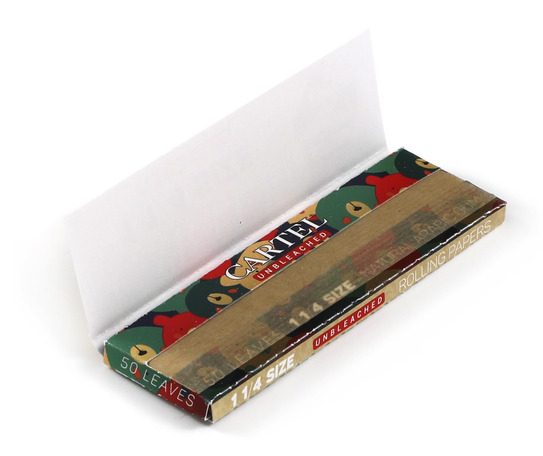 Cartel Ungebleichtes ultradünnes Zigarettenpapier Größe 1 1/4-1 Box / 2500 Blättchen