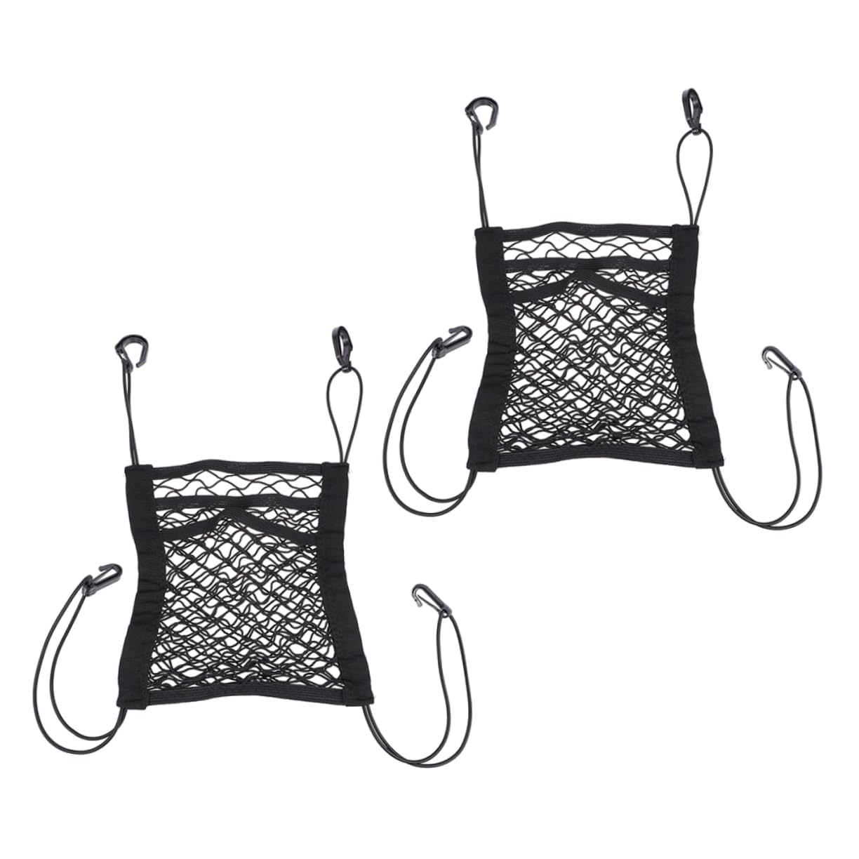 Unomor Car Accessories Purse Holder Elastic Net Pocket for Car Seats Vehicle Seats Net Bag