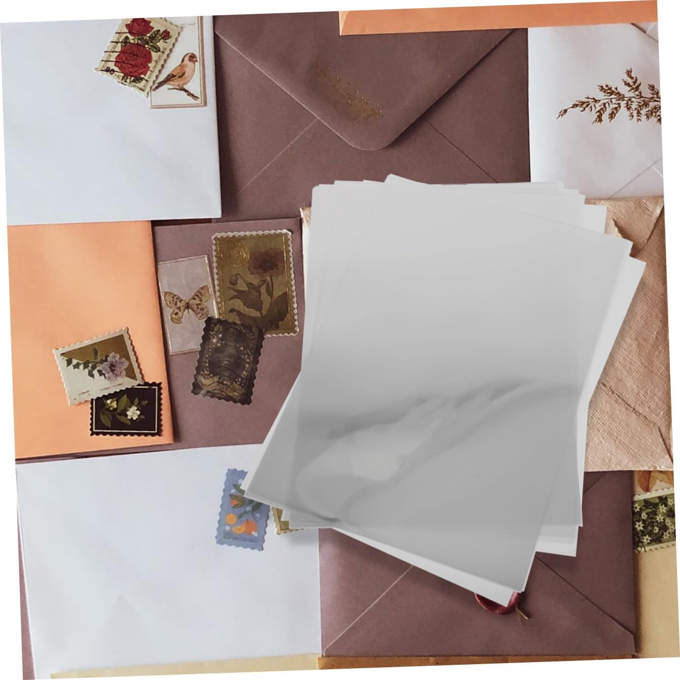 PRETYZOOM 100pcs Seal Making Material Exposure Film Seal Supplies Smooth Surface for Purposes