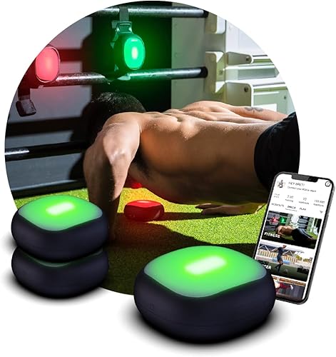 ROXPro Flash Reflex Reaction and Cognitive Training Kit Cápsulas de luz LED con aplicación inteligente para deportes, fitness, velocidad y agilidad