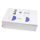Unbranded New Beginning Graphical Fractions Simplification Math Flash Cards- W/ Pie Charts Best Buy
