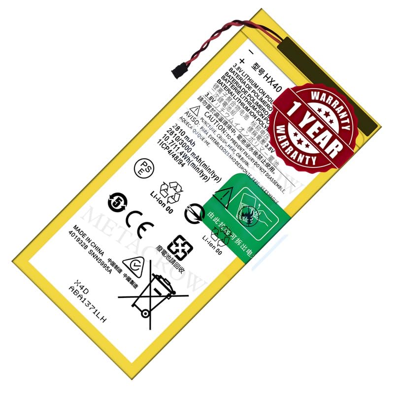 Image of Original HX40 Battery Compatible for Motorola Moto X4 - (3000mAh) - 1 Year Warranty BC46