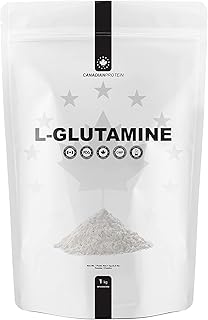 Canadian Protein L-Glutamine Muscle Recovery Amino Acid Powder | 200 Servings |Keto Friendly and Dairy Free Post Workout Recovery Shake