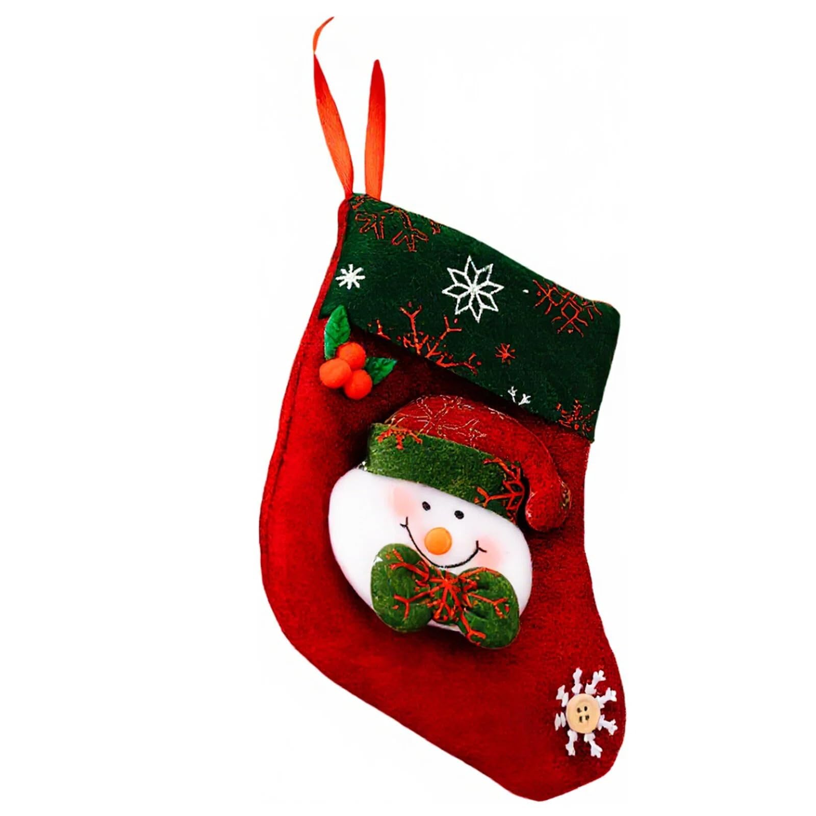 Christmas Stockings, Gift Bags, Candy, Snowman, Deer Decorations