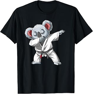 Dabbing Koala Brazilian Jiu Jitsu and Grappling T-Shirt