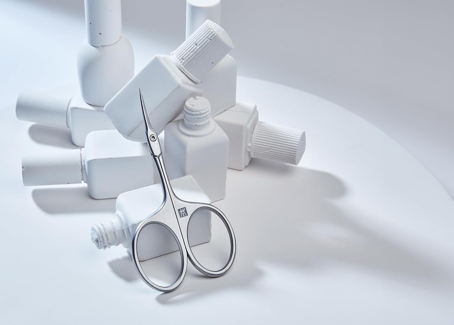 ZWILLING Cuticle Scissors (for fine cutting of cuticles and skin remnants, safe nail care, sharp blade), Premium, Silver, 3.7 inch