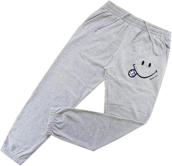 Amazon スマイル ニコちゃん スウェット パンツ メンズ ズボン Smile グッズ ロングパンツ 通販