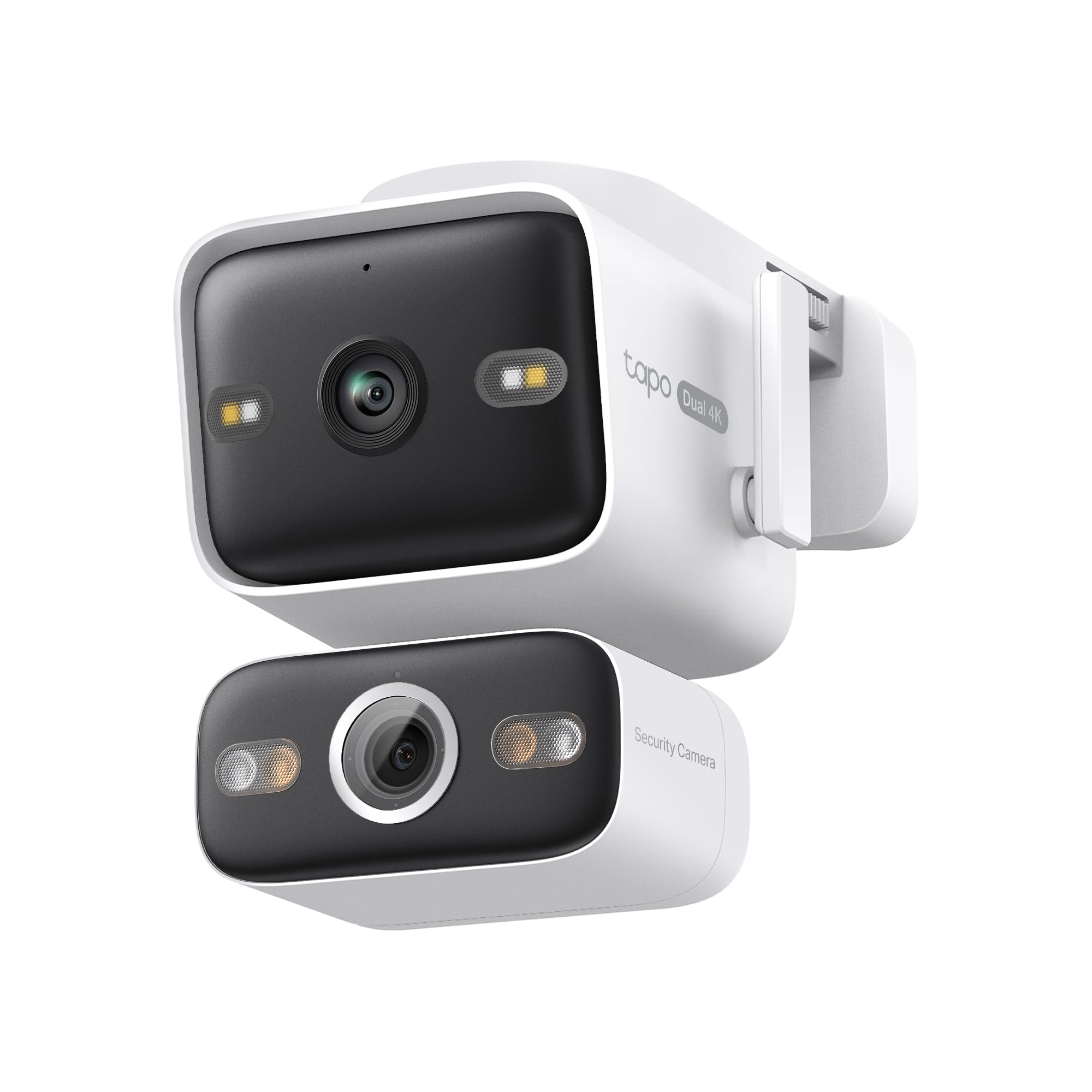 Tapo C575D - Cámara de Vigilancia Exterior WiFi 4K Doble Lente, Visión 170°, PTZ 360°, Seguimiento Inteligente IA, Visión Nocturna Color, PoE, IP66, Audio Bidireccional