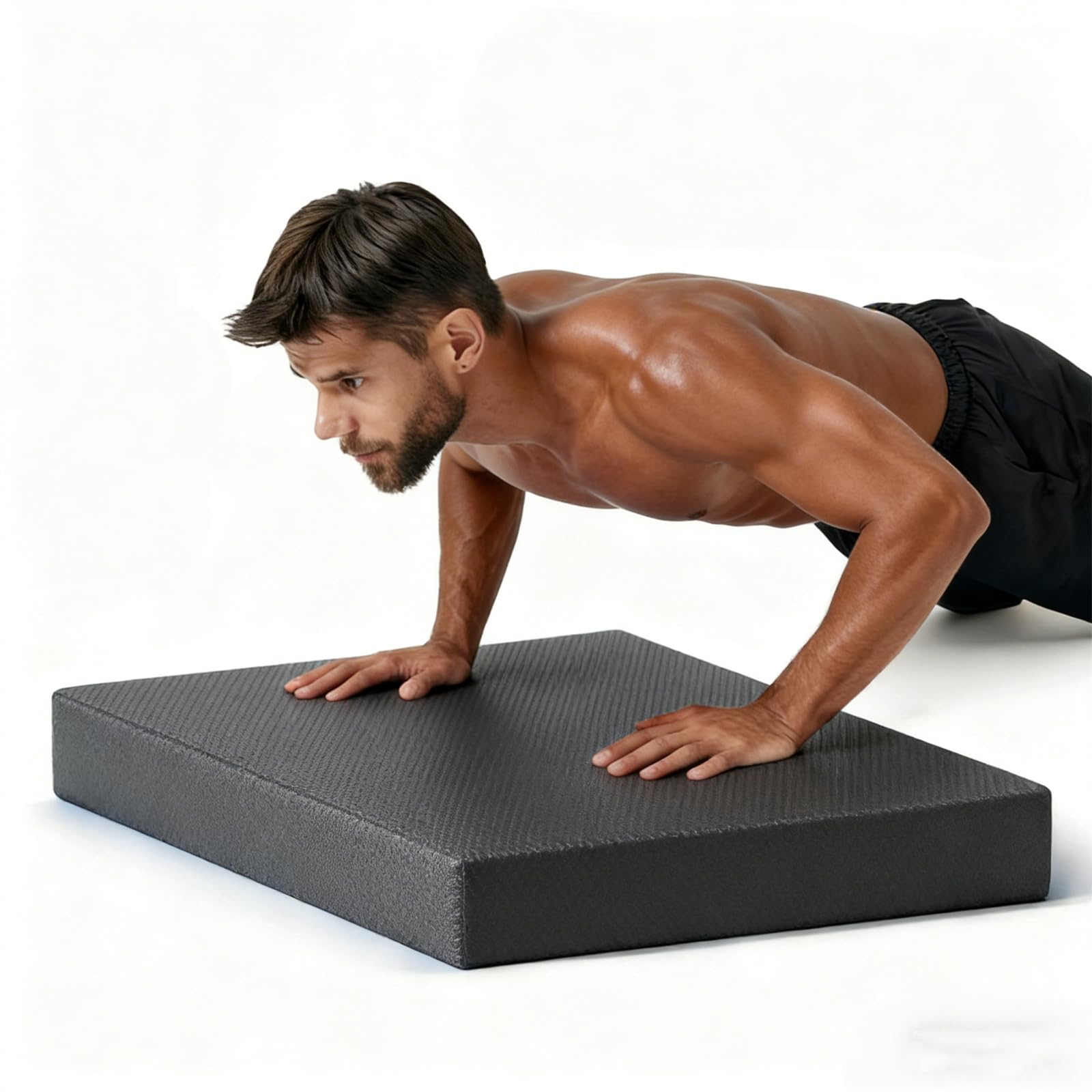 Cuscinetto per equilibrio ad alta densità, extra large, per fisioterapia, in schiuma TPU, per riabilitazione, stabilità, esercizi di ginocchio e caviglia