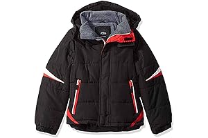 Boys' Big Active Puffer Jacket Warm Winter Coat Size 16