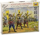 Zvezda Models 1/72 Ashigaru Archers - Japanese Samurai Snap Kit New Tooling