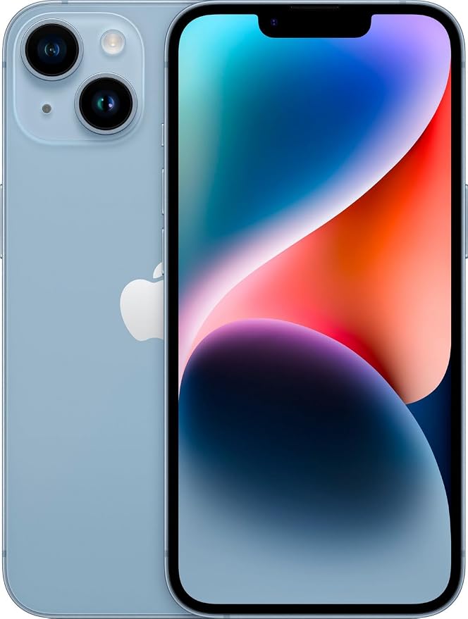 Apple iPhone 14 256GB - Color azul para TracFone (reacondicionado)