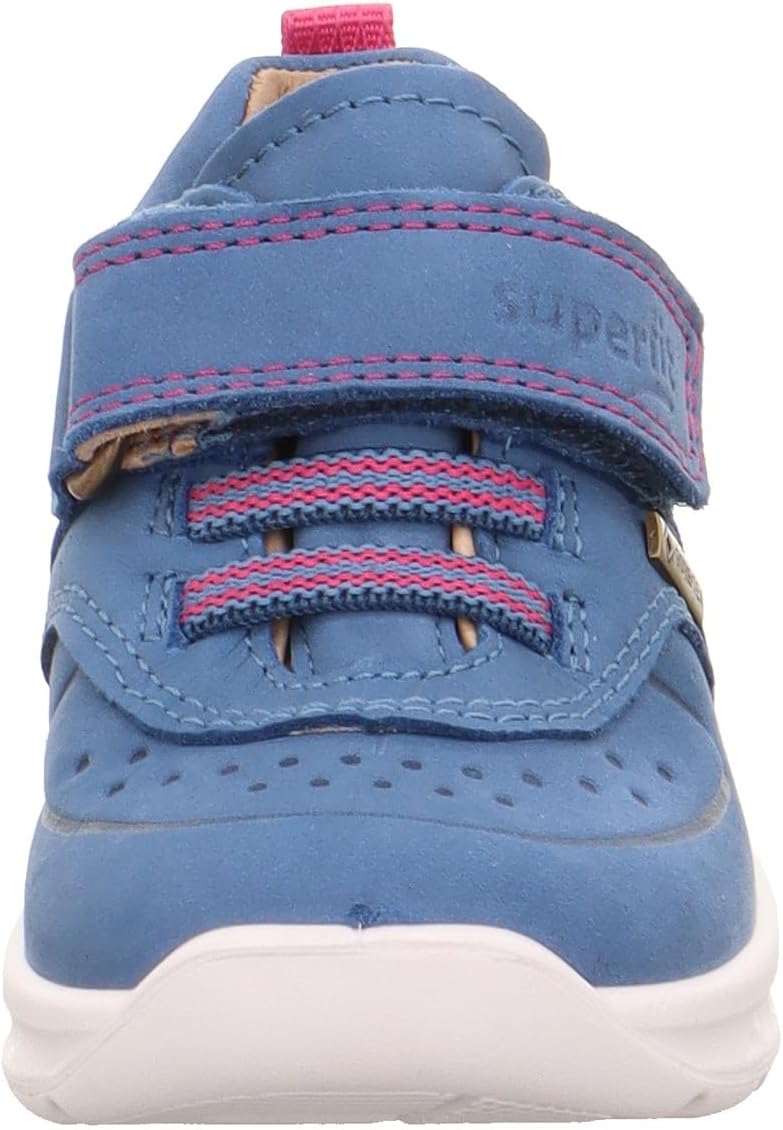 superfit Breeze Gore-Tex Girls' Learning to Walk Shoes, Blue Pink 8040, 22 EU Ancho