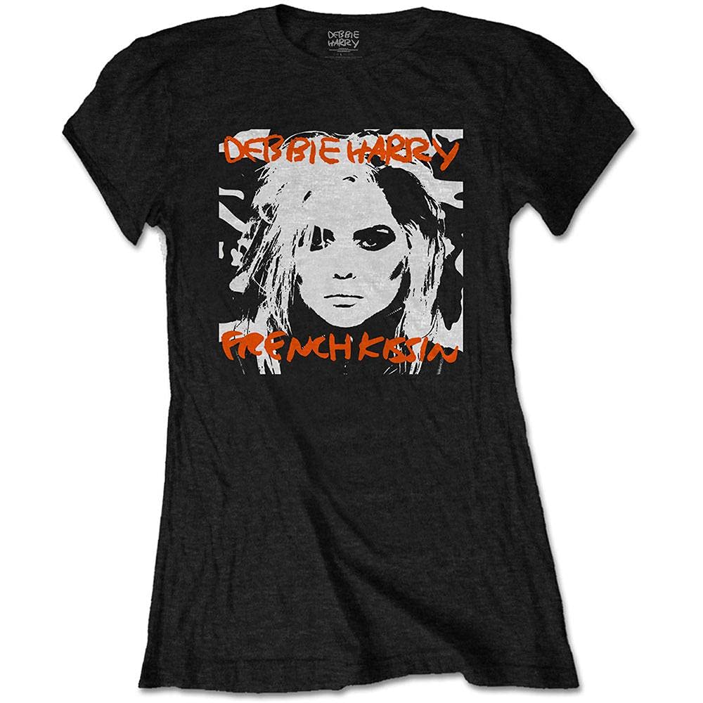 Debbie Harry Band Monkey Ladies T-Shirt French Kissin Multicoloured