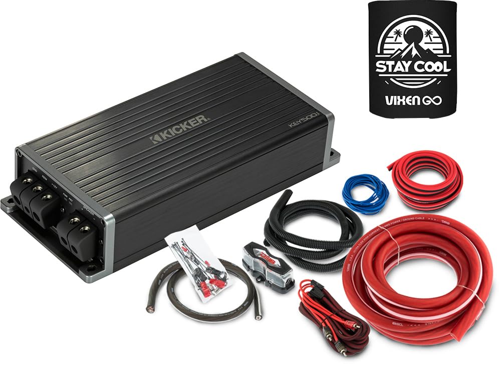Amazon.com: KICKER Amplifier and Amp Kit Package of 2 Items