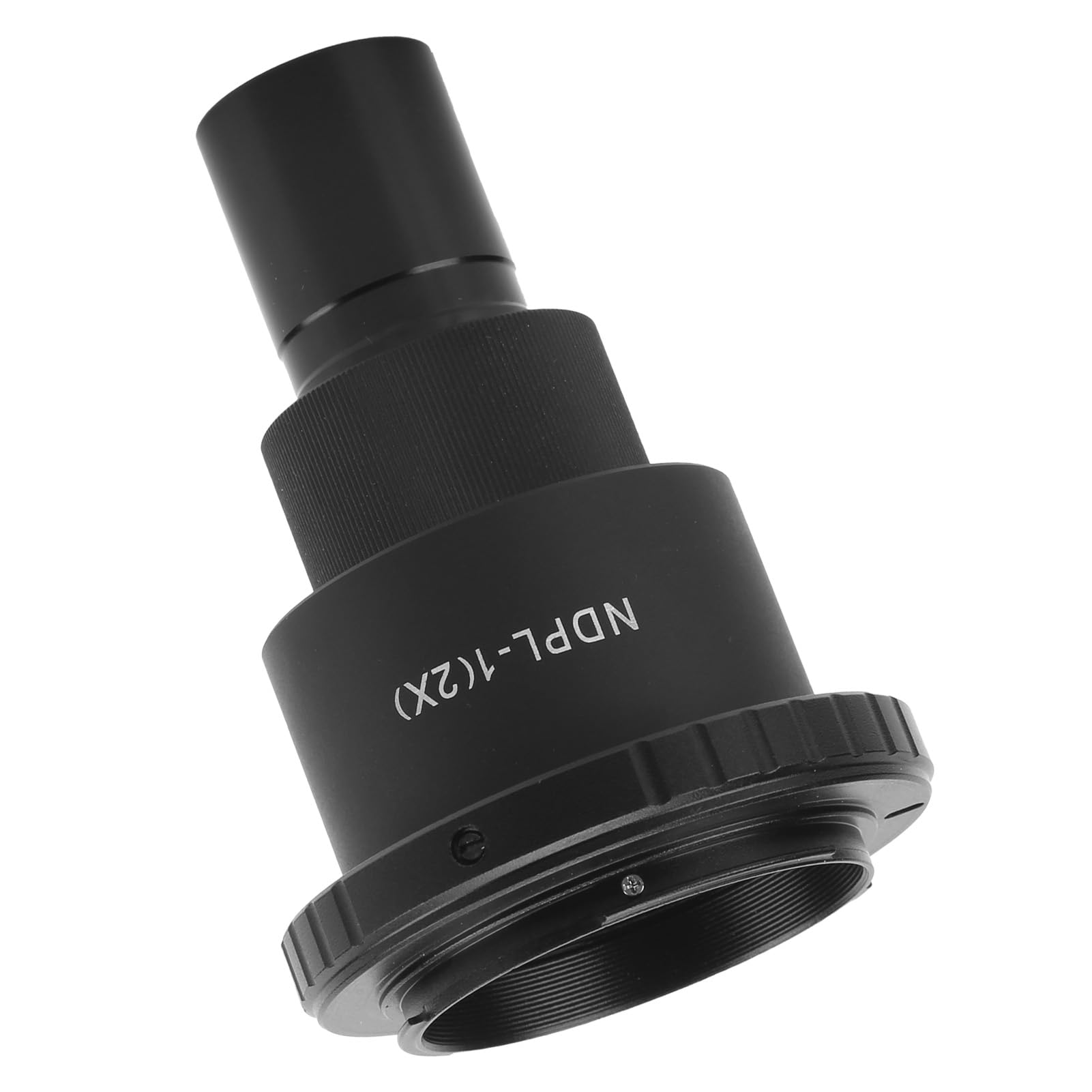 Aramox Adapter do Obiektywu Mikroskopu Stop Aluminium Mocowanie Aparatu Bezlusterkowego M42x0,75 Powiększenie 2X do Aparatu Bezlusterkowego Obserwacja i Obrazowanie Mikroskopu