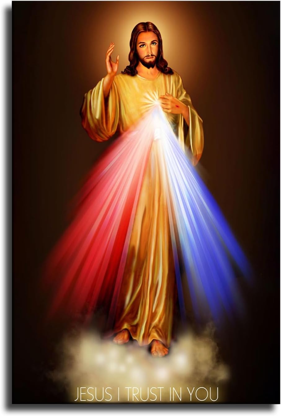 ULLiaN pictures of jesus Sacred Heart of Jesus Poster Christ Posters ...