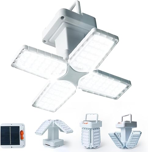 Faroles solares para acampar recargables de 5600 lúmenes, linterna de camping plegable, funciona con energía solar, 3 modos de iluminación, luces disponible en Yaxa Peru