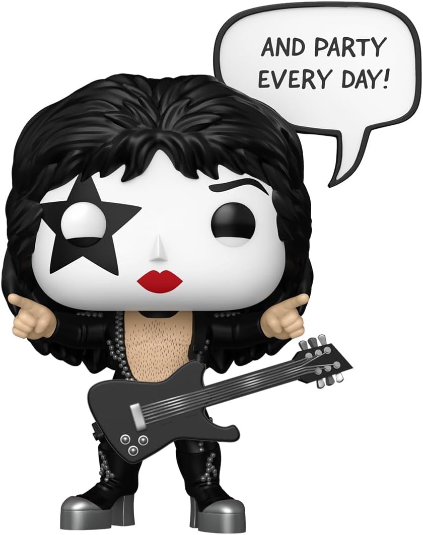 Funko Pop! Sayings: The Starchild - (Rock and Roll All Nite) - KISS - Collectable Vinyl Figure - Gift Idea - Official Merchandise - Toys for Kids & Adults - Music Fans - Model Figure for Collectors