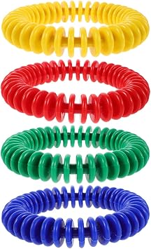 Abaodam 4pcs Colorful Swim Rings, Pool Diving Soft Plastic Underwater Training Rings for Safe Swimming Practice and Summer Water Games
