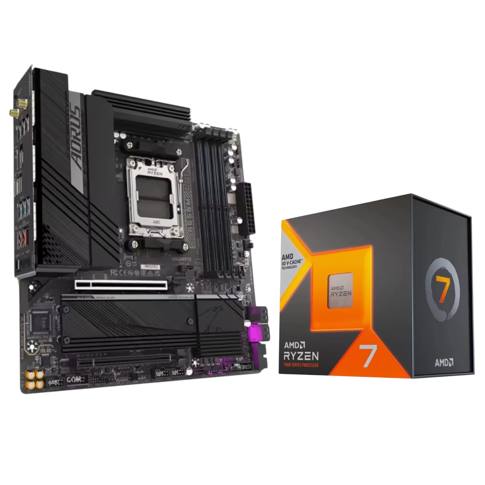 Libre TX AMD Ryzen 7 7800X3D Processor Com Gigabyte Placa-mãe