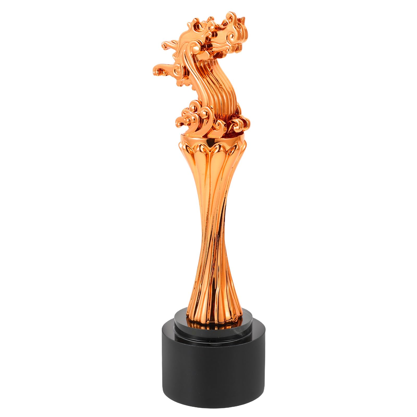 DECHOUS Drachenboot Trophäe Harz Klein mit Sockel Teamwork Siegerpokal Sportauszeichnung für Jugend und Mannschaftswettbewerbe