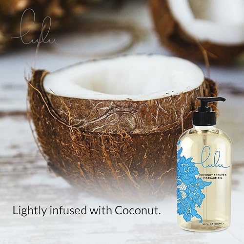 Miniatura 6 de Lulu Aceite de masaje con aceite de coco fraccionado.16 onzas … (Coco)