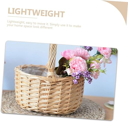 Miniatura 4 de ABOOFAN Pan de fruta con plástico multiusos para fiesta picnic almacenamiento para frutas rústico boda salsa de huevo bolsa vintage mango al aire