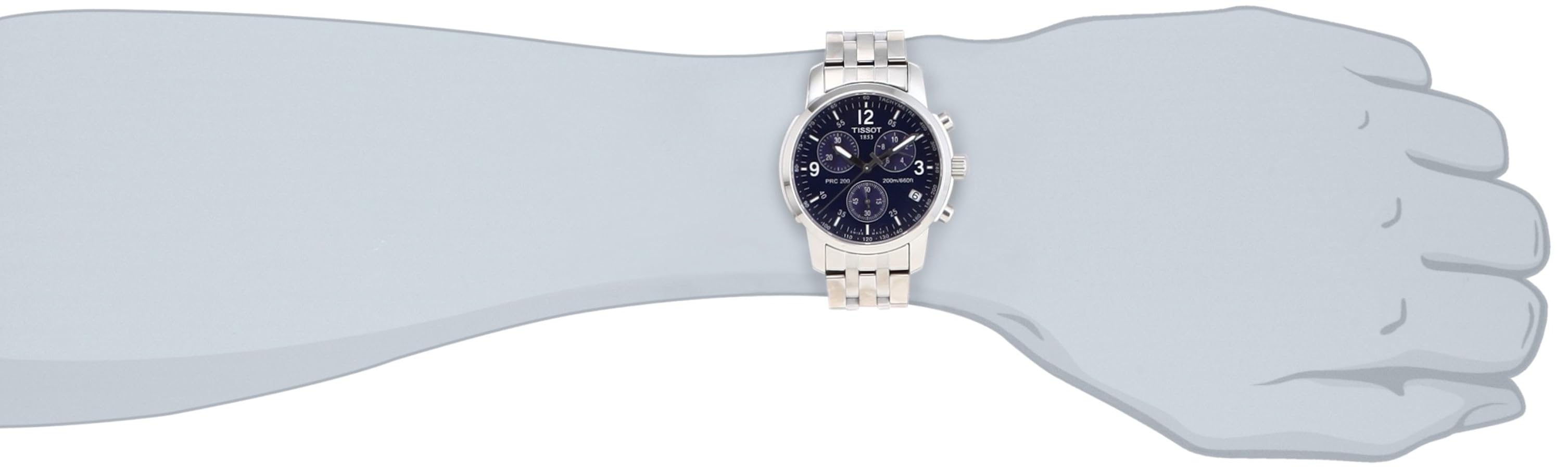 Amazon.co.jp: [ティソ]TISSOT 腕時計 PRC200 クロノグラフ