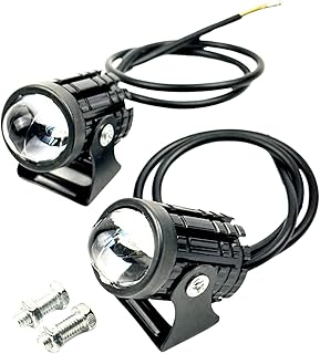 HTharros バイク 用 フォグランプ LED ライト 汎用 12W 作業灯 ワークライト 黄 白 切替 12V 24V 兼用 高輝度 防水 2個セット