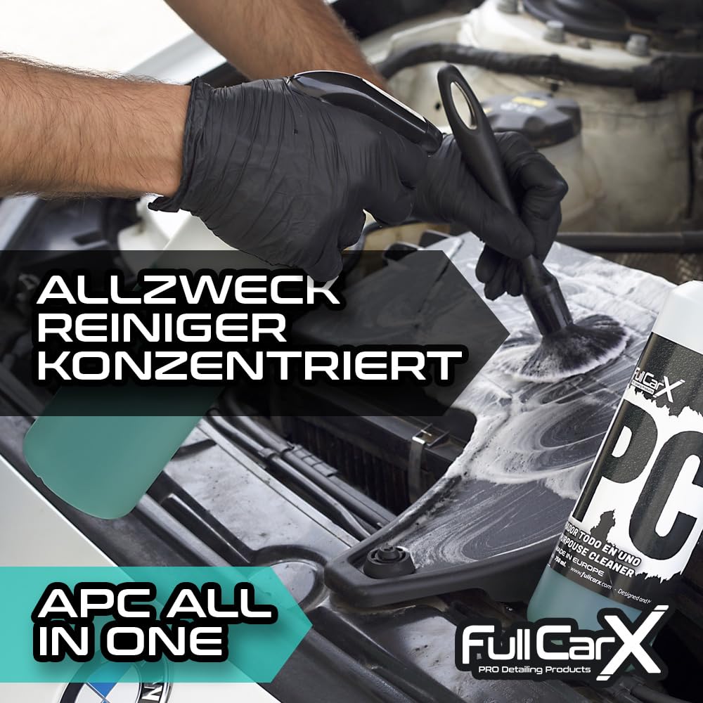 FULLCARX APC Ultrakonzentriert 5L Allzweck Reiniger Auto, Mit Wasser Verdünnen, für jede Oberfläche geeignet Karosserie Felgen Innenraum Polster, Reinigung Detailing Professionelles Produkt