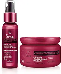 Eudora Kit Siàge Cauterização dos Fios: Máscara Capilar 250g + Sérum Capilar 60ml