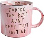 Thank You Cadeaux pour les femmes - Idées de cadeaux amusantes pour les amis, Collaborateurs, Patron, Employé, Maman - Inspirante, réfléchie, anniversaire, amitié, remise de diplômes - 12oz Coupe-café en céramique