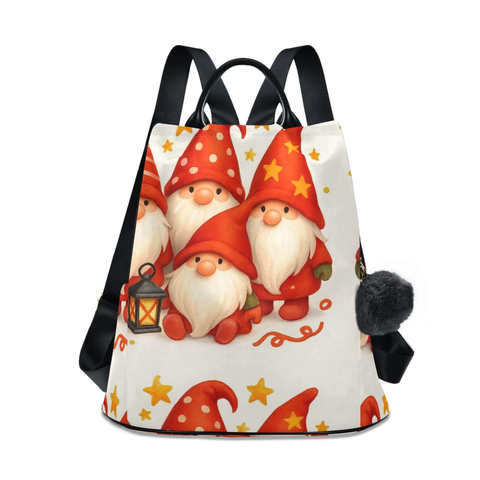 Sac à dos nains de Noël chapeaux rouges le cadeau parfait pour petits et grands - 8