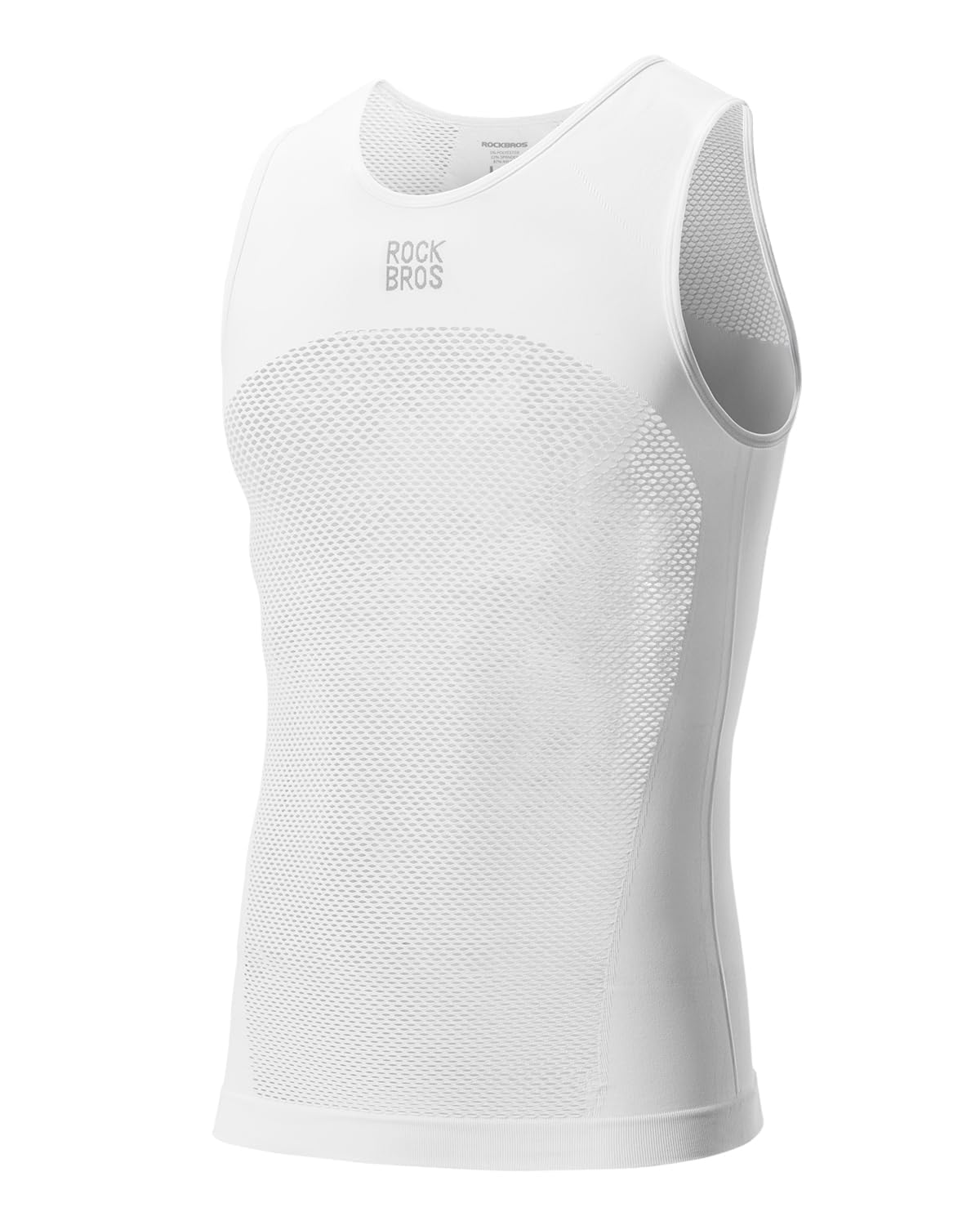 ROCKBROS Camiseta Interior Ciclismo para Hombre Ultraligero, Camiseta Deportiva sin Mangas de Verano Transpirable Secado Rápido, Ropa Interior Bicicleta Running, M-XXL