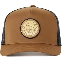 Rip Curl Men's Icons Trucker Hat, Mesh Back Cap Snapback for Men, Adjustable