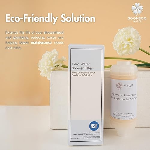 Miniatura 6 de Filtro de ducha NSF de agua dura - Reduce la cal y las impurezas