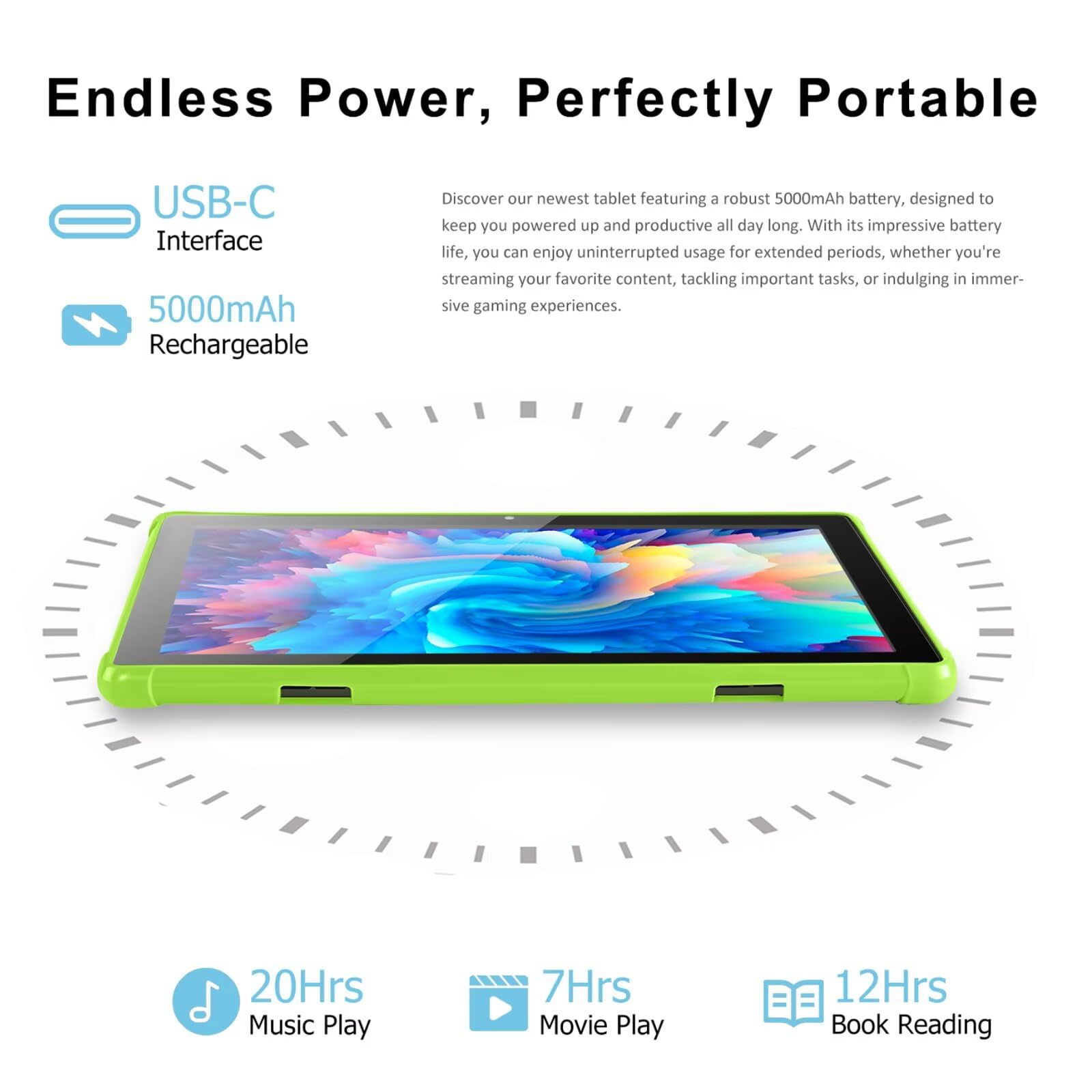 Amazon.com: Wainyok Tableta para niños, 6 GB + 64 GB, 1 TB expandible,  Octa-Core, cámara dual, pantalla IPS de 10.1 pulgadas 1280 x 800, tableta Toodler  con pantalla IPS, batería de 5000 mAh, juegos educativos : Electrónica