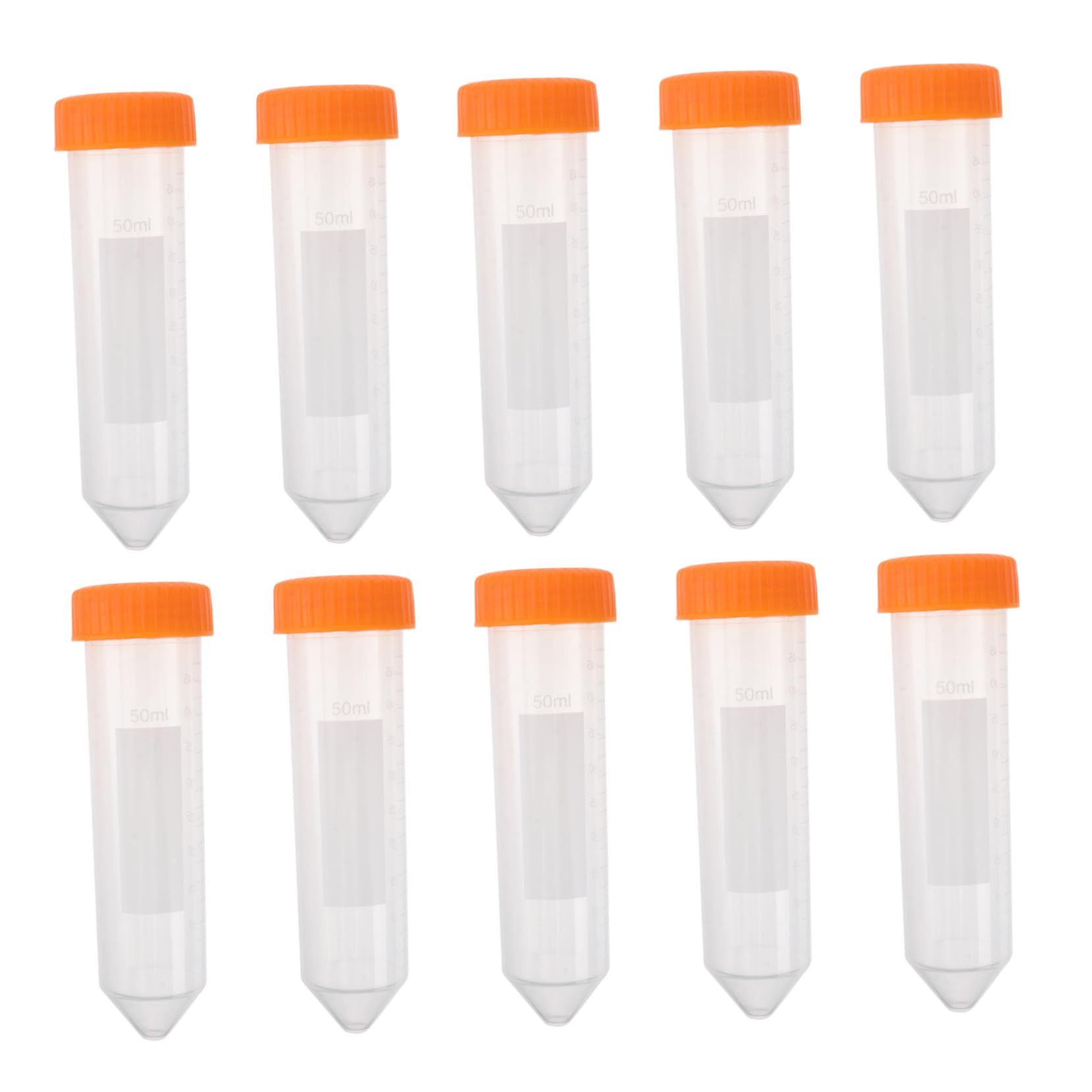 Tubo Centrifugo Conico 50ml in Plastica con Tappo a Vite