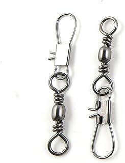 90 Pcs Fishing Swivel Sea Terminal Tackle Clip Connector Solid Coastlock Bulk Lots 09331 Snap Rolling Test 42kg Cross Lock