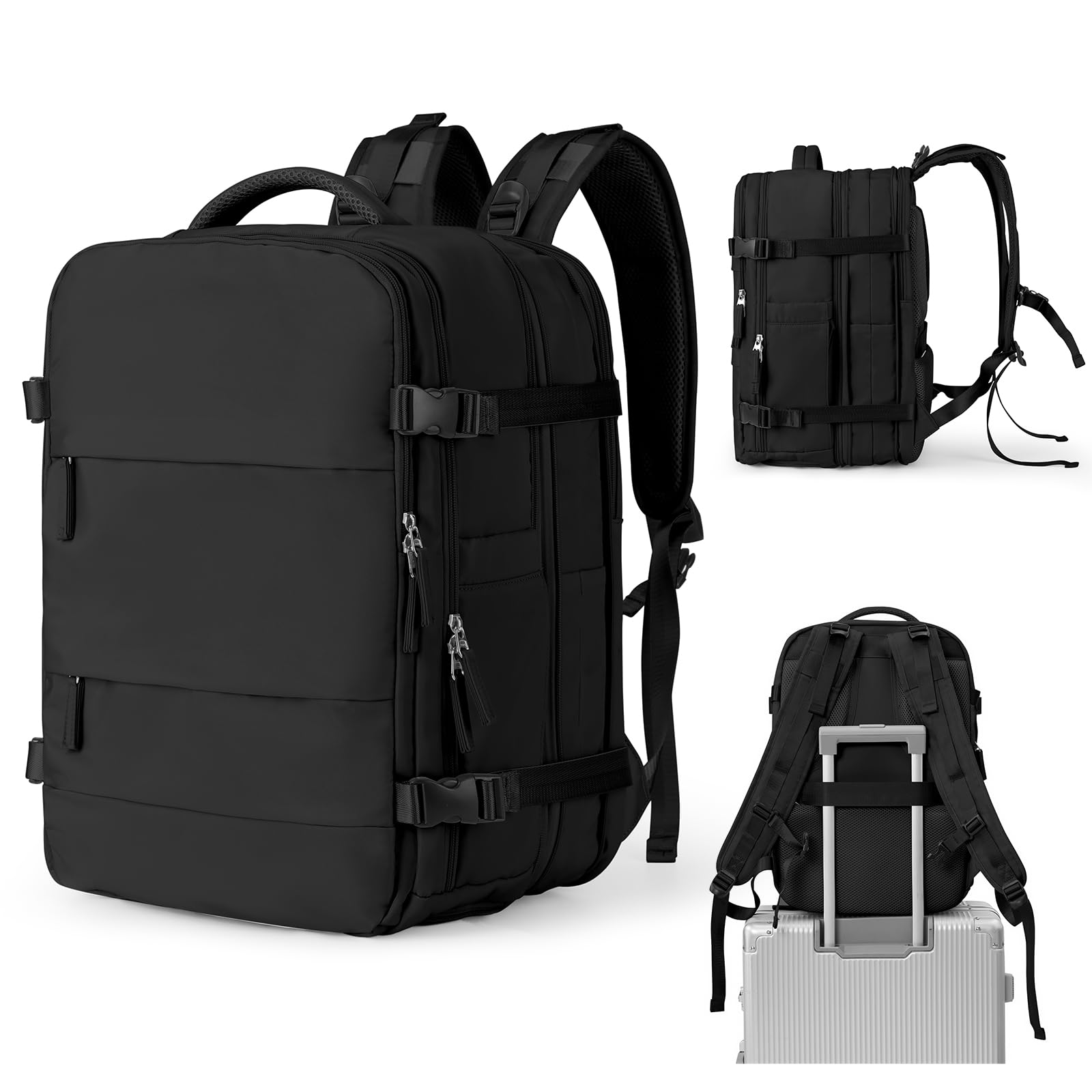 BJLFS Borse da Cabina per Ryanair 40x20x25 Bagaglio a Mano Zaino Borsa Zaino da Viaggio, Zaino da trekking,Zaino Easyjet 45x36x20,Zaino Casual per laptop da 14 pollici per scuola