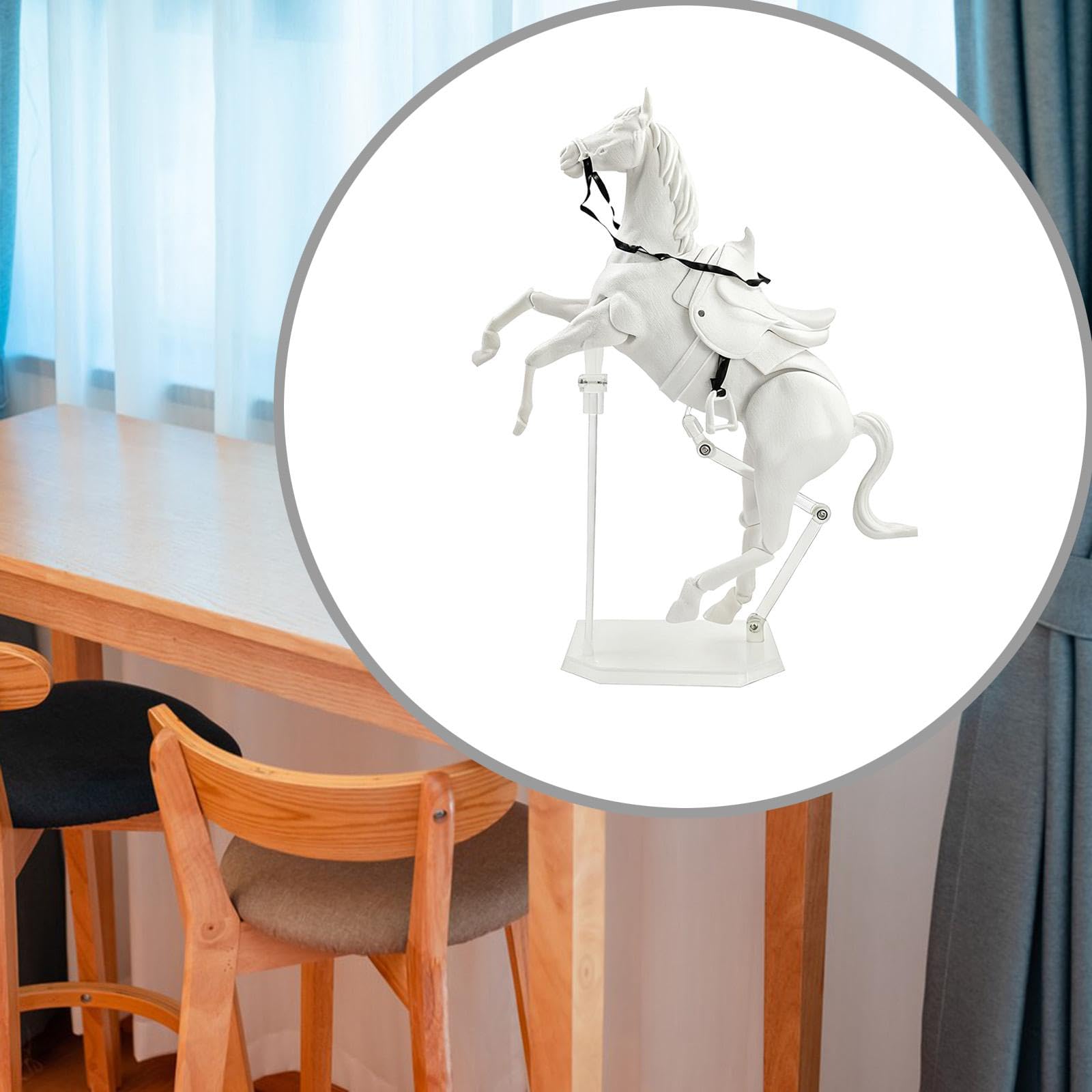 Action Figure di Cavallo con Articolazioni Mobili, Modello di Simulazione Ornamentale