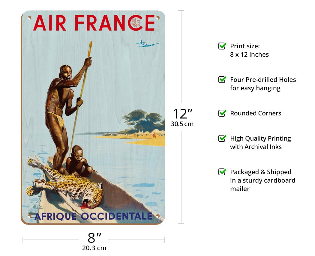 West Africa (Afrique Occidentale) - France - Vintage Travel Poster