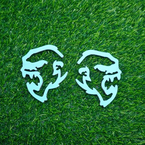 Image of 2Pc Gorilla Emblems 3D Badge Decal Sticker Fit for Universal Car Truck Motorcycles (Black Red)